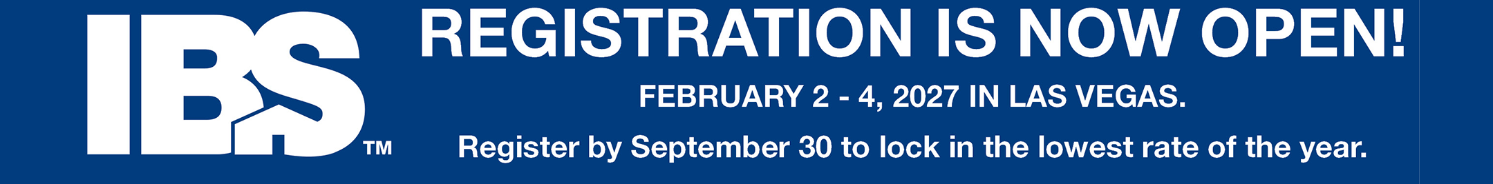 IBS 2027 Registration Is Open
